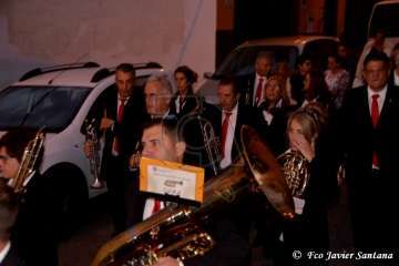  Procesión sin presencia policial en Ojos de Garza (Foto TA)